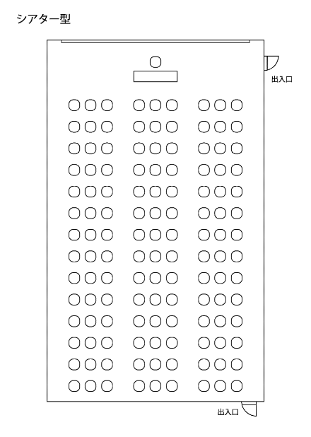 会議室レイアウト例