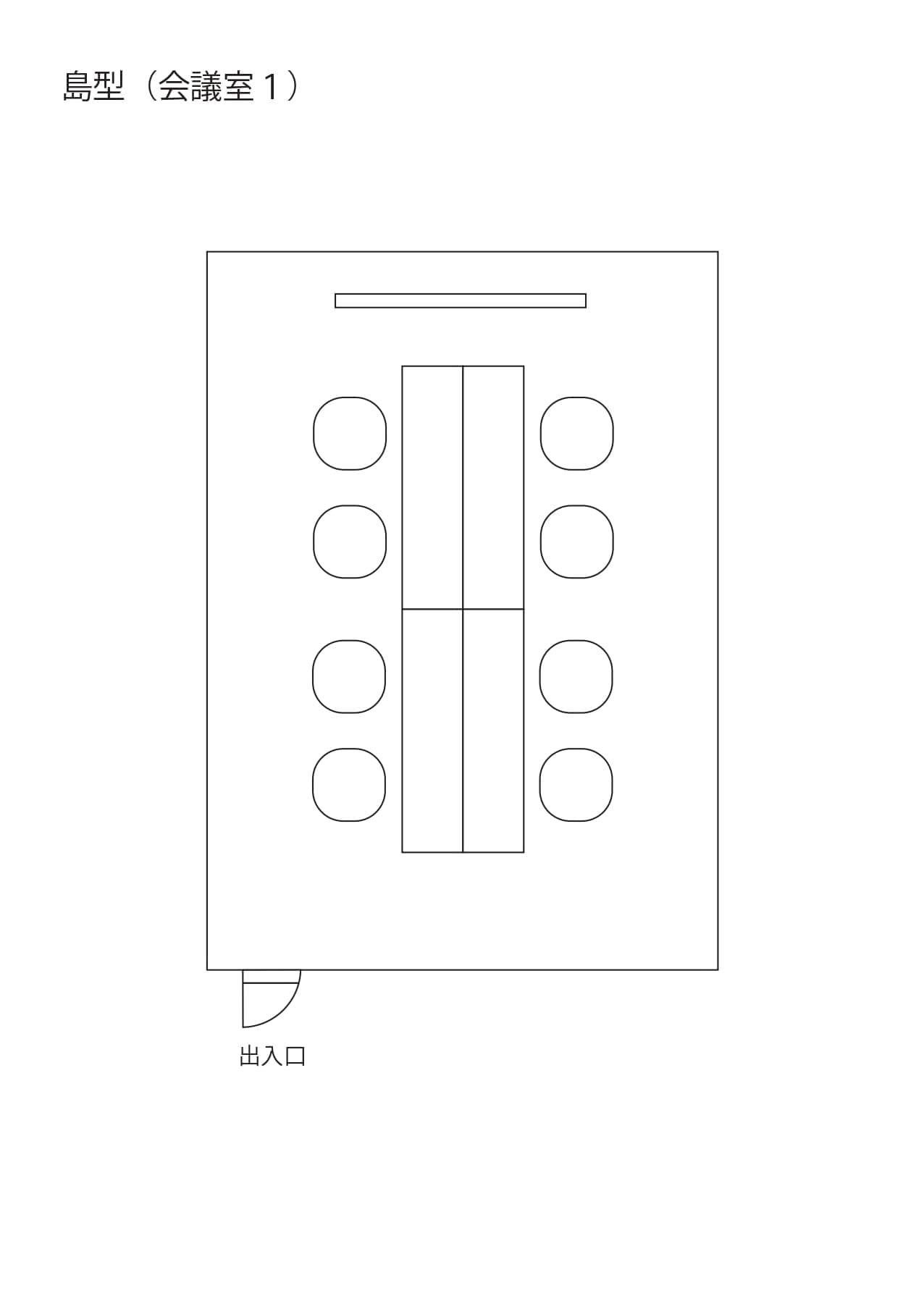 会議室レイアウト例